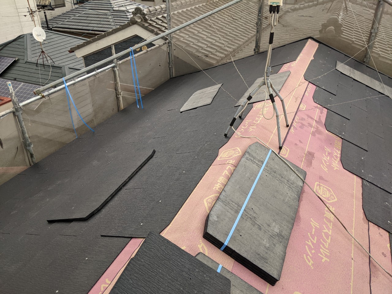 コロニアル葺き替え